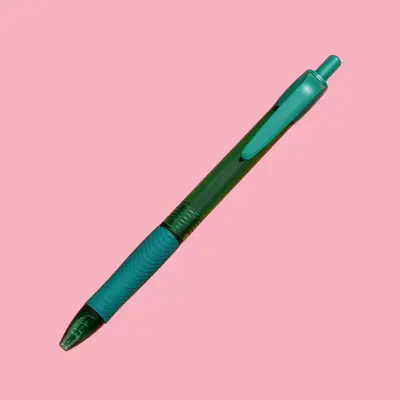 Colorful Retractable Ballpoint Pen, Soft Grip, Bullet Tip - 11