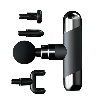Mini tek başlı fasya silahı, alüminyum, boyun masajı