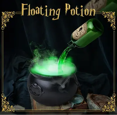 Foaming Halloween Cauldron, Remote Control, 8 Modes - 12