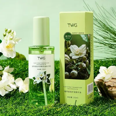 TWG White Tea Hair Serum, Rinse-Free, Anti-Frizz, Gardenia Scent - 7