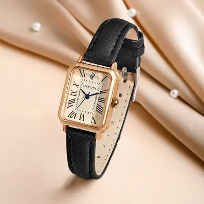 LUCKYFOX retro small dial women's watch new sports small rectangular watch simple daily quartz watch - 7