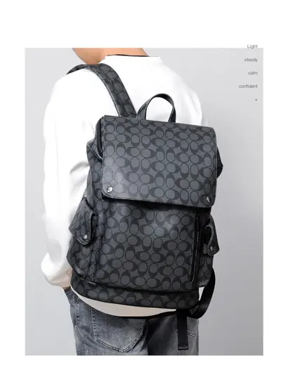 Men's Business Large-Capacity Laptop Backpack, Multifunctional - 6