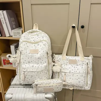 High School and College Backpack Set, 3-Piece, Large Capacity, Lightweight - 11