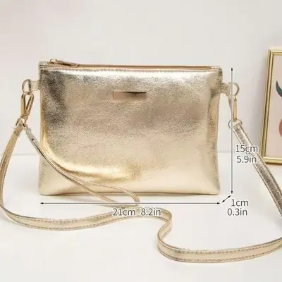Kadın Çanta 2025 Yeni Sezon Ladies Bags Klasik Çok Yönlü Tek Omuz Modaya Uygun Askılı Küçük Kare Çanta El Çantası