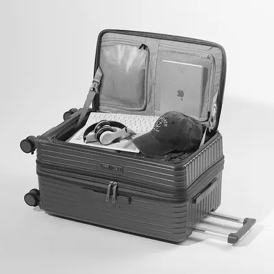 28-inch Double-Opening PC Expandable Trolley Suitcase - 10