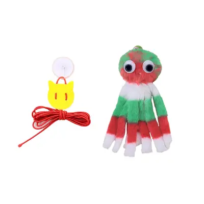 Peluş kedi oyun çubuğu, kendi kendine eğlenen kediler için