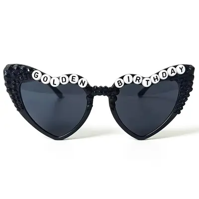 Birthday Party Glasses Set with Black Strap - 6