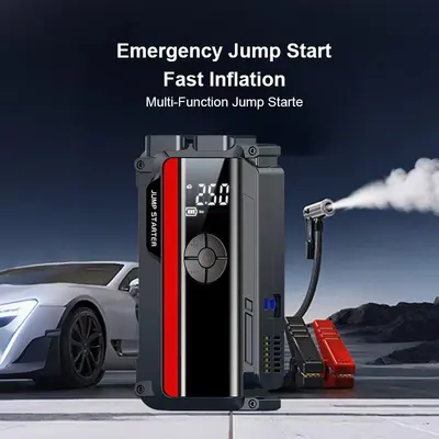 12V Emergency Jump Starter Power Bank, Phone and Car Charging