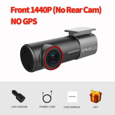 Shenyou U700 ön-arka çift kayıt sürüş kaydedici, 360° WiFi - 8