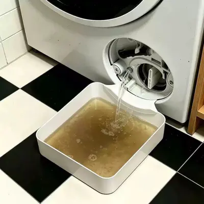 Universelle wasserdichte Auffangwanne für Waschmaschinen mit Ablaufanschluss