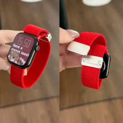 Nylon Woven Strap for Redmi Watch 6, Xiaomi 9 Pro, Apple iWatch S11 - 13