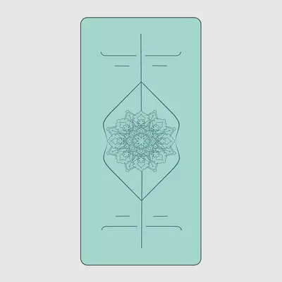 新品天然橡胶瑜伽垫专业防滑高固磨砂pu土豪瑜珈垫加厚家用运动垫 - 7