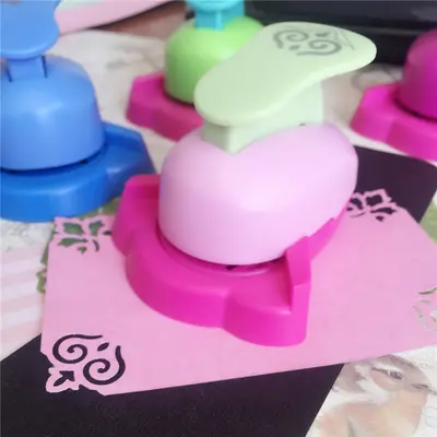 Kinder-DIY-Blumenstanzer mit Randmuster-Prägung - 10