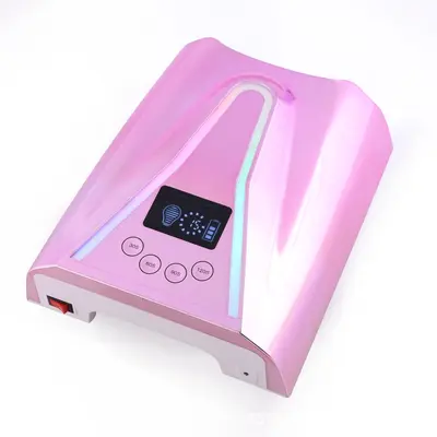 128W smart nail dryer, LED purple light, fast dry - 3