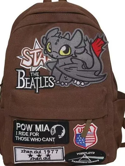 Little Monster Cartoon Casual Daypack - 4