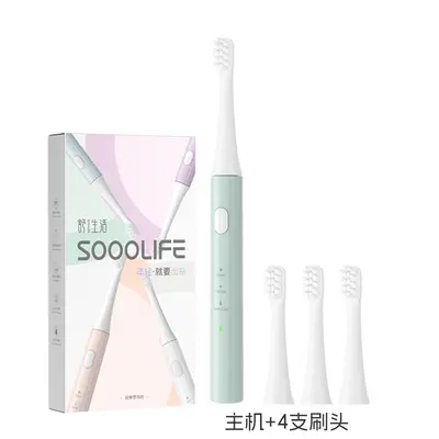 Electric toothbrush adult sonic vibration soft bristles long battery - 9