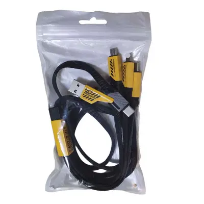 【Must-Have Products】 120W Mecha Dual-to-Triple Datenkabel für Android, Apple und Huawei, 3-in-1 Schnelladenleitung - 10