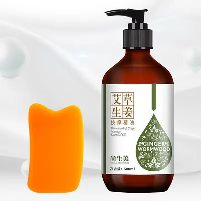 Mugwort Ginger Warming Massage Oil for Beauty Salons, Full-Body - 9