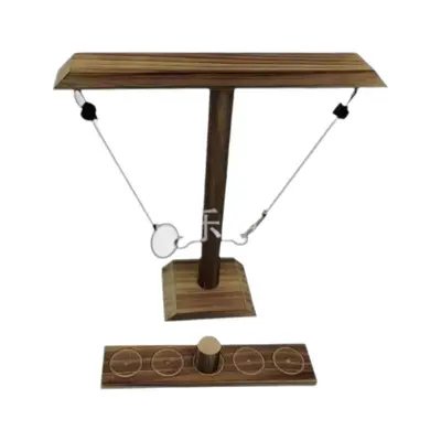 Ring Toss Games Wooden Toy Bar Family Desktop Hook and Loop Ring Toss Game