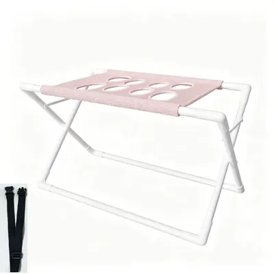 Foldable Cat Bath Rack with Nail Trimming Restraint for Small Dogs - 9