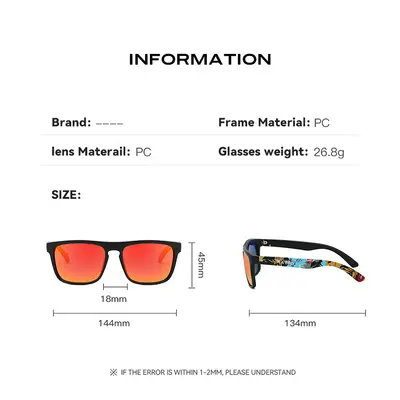 KAROS Fishing Lure Glasses, Polarized Sunglasses for Men and Women