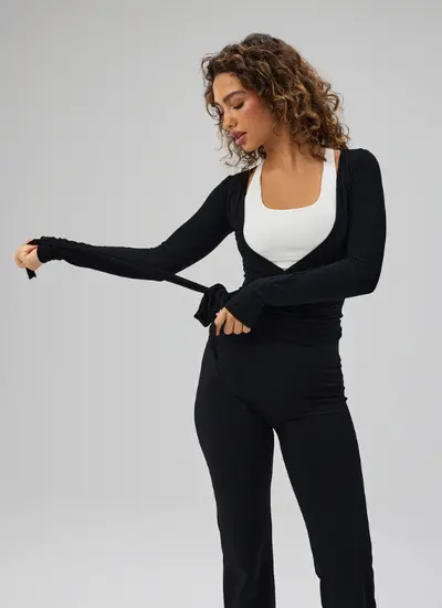 Women's Three-Piece Fitness Set, High-Elastic Leggings - 9