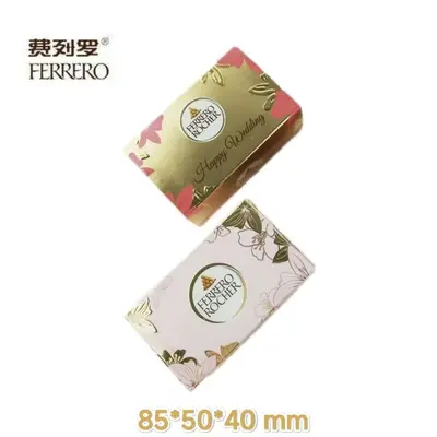 Ferrero 2-Piece Gift Box, Gold Wedding Candy Box