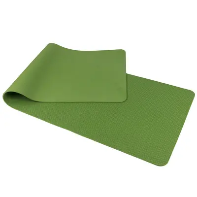 6 mm Solid Color TPE Yoga Mat for Beginners - 4