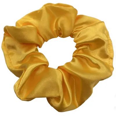 Mittelgroße Satin-Haargummis, einfarbig, Damen-Sport-Scrunchies