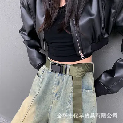 Neuer automatischer Nylon-Modegtürtel mit Schnalle für Jugendliche und Studenten, spezieller Hosengtürtel für militärisches Training, taktischer Gtürtel für Männer und Frauen - 7