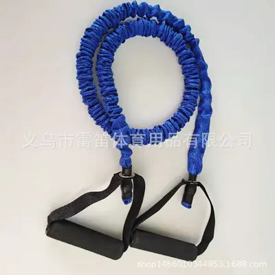 Single-Bar Chest Expander with Resistance Rope - 10