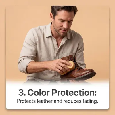 Brunizo Nerzöl Lederpflegecreme für Sofas und Schuhe, Leder-Reinigungs- und Pflegepaste zum Entfernen von Flecken und Auffrischen von Leder