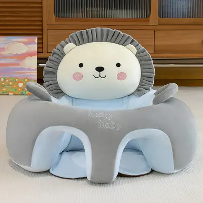 Baby Learning-to-Sit Plush Sofa with Anti-Fall Backrest - 11