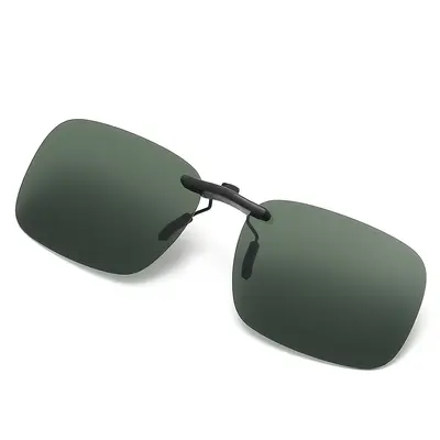 Polarized Clip-On Sunglasses, Lightweight, Fits Prescription Frames - 7