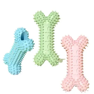 Durable Rubber Chew Ball Dog Toy for Small and Medium Puppies - 6