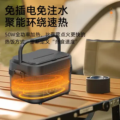 Smart heated lunch box with steaming function