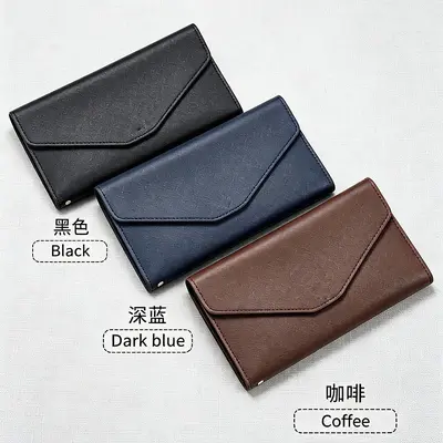 Passport Wallet, Multifunctional, Long Format, Unisex