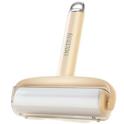 Large Lint Roller with Brush for Clothes and Pet Hair - 6