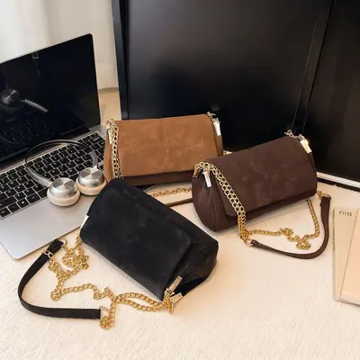 2026 Winter Women's Small Square Bag Single-Shoulder Crossbody Niche Design - 1