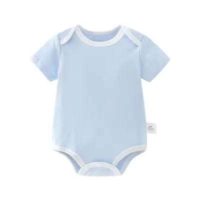 Thin Short-Sleeve Summer Baby Romper for Boys and Girls - 8