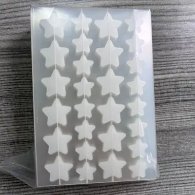 Star-Shaped Colorful PE Acne Cover Patches - 12