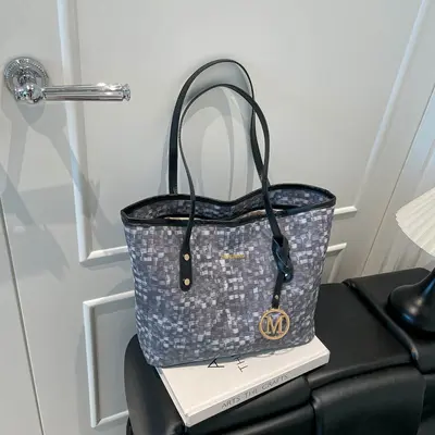 Women's Large Capacity Tote Bag, Versatile Single-Shoulder Bag - 3