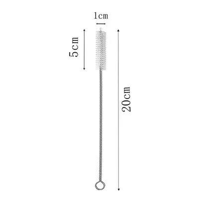 Stainless Steel Straw Cleaning Brush Set, Soft Bristles, Small - 11