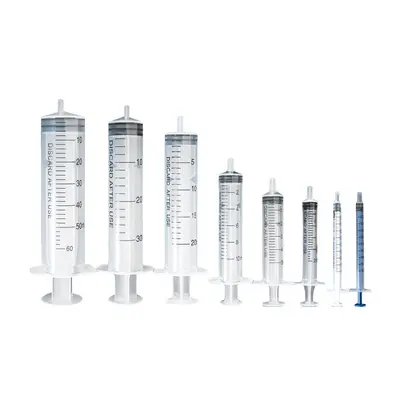 Veterinary Disposable Plastic Syringes 1ml 2ml 20ml 50ml