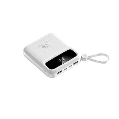 Cross-Border Mini Power Bank Super Fast Charging 20000mAh High Capacity Compact Portable Gift with Custom Logo Printing