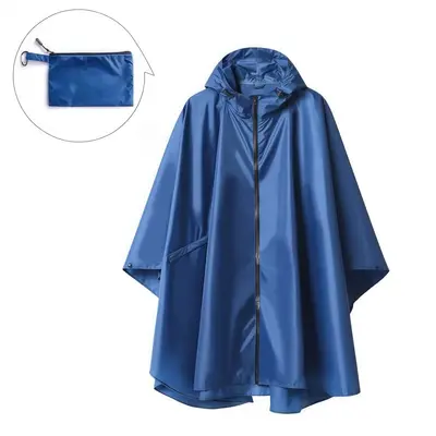 Japon ve Kore moda unisex panço yağmurluk açık bisiklet yürüyüş panço hafif baskılı fermuarlı yağmurluk panço - 9