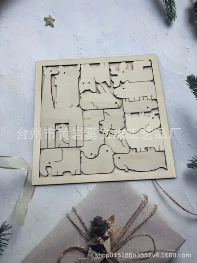 Çocuklar için DIY 3D Hayvan Yapboz Boyama Seti - 8