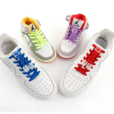 Colorful Plastic Lazy Shoelace Buckle with Double Holes