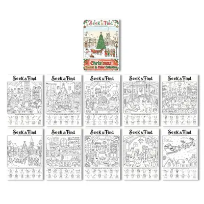 Boyama Posteri Seti ve Stres Atıcı Boyama Defteri