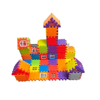 House Building Blocks Set, Educational Toy for Boys Ages 3-5, DIY Assembly - 6